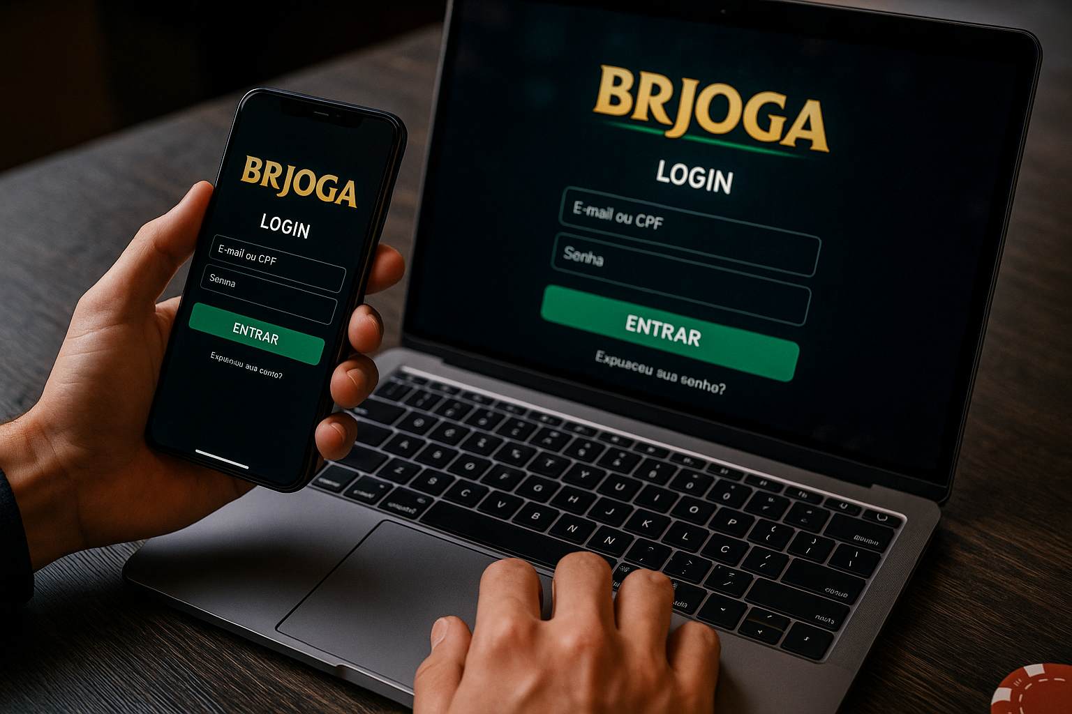 Login no Cassino BRJOGA