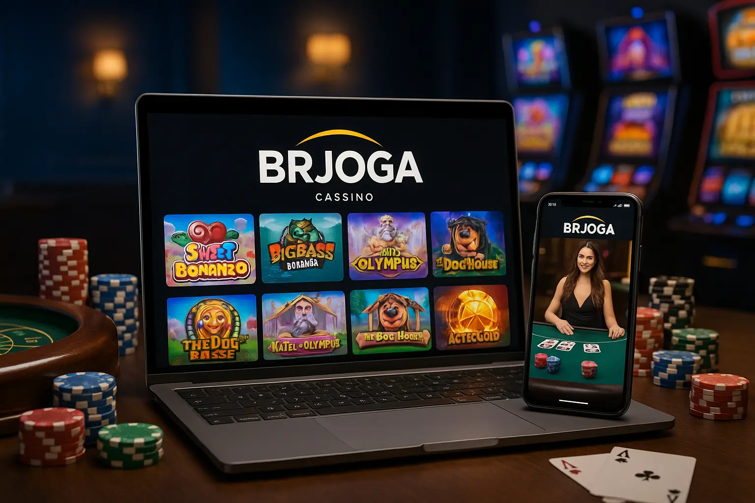 Jogos de cassino online inovadores e emocionantes na BRJOGA